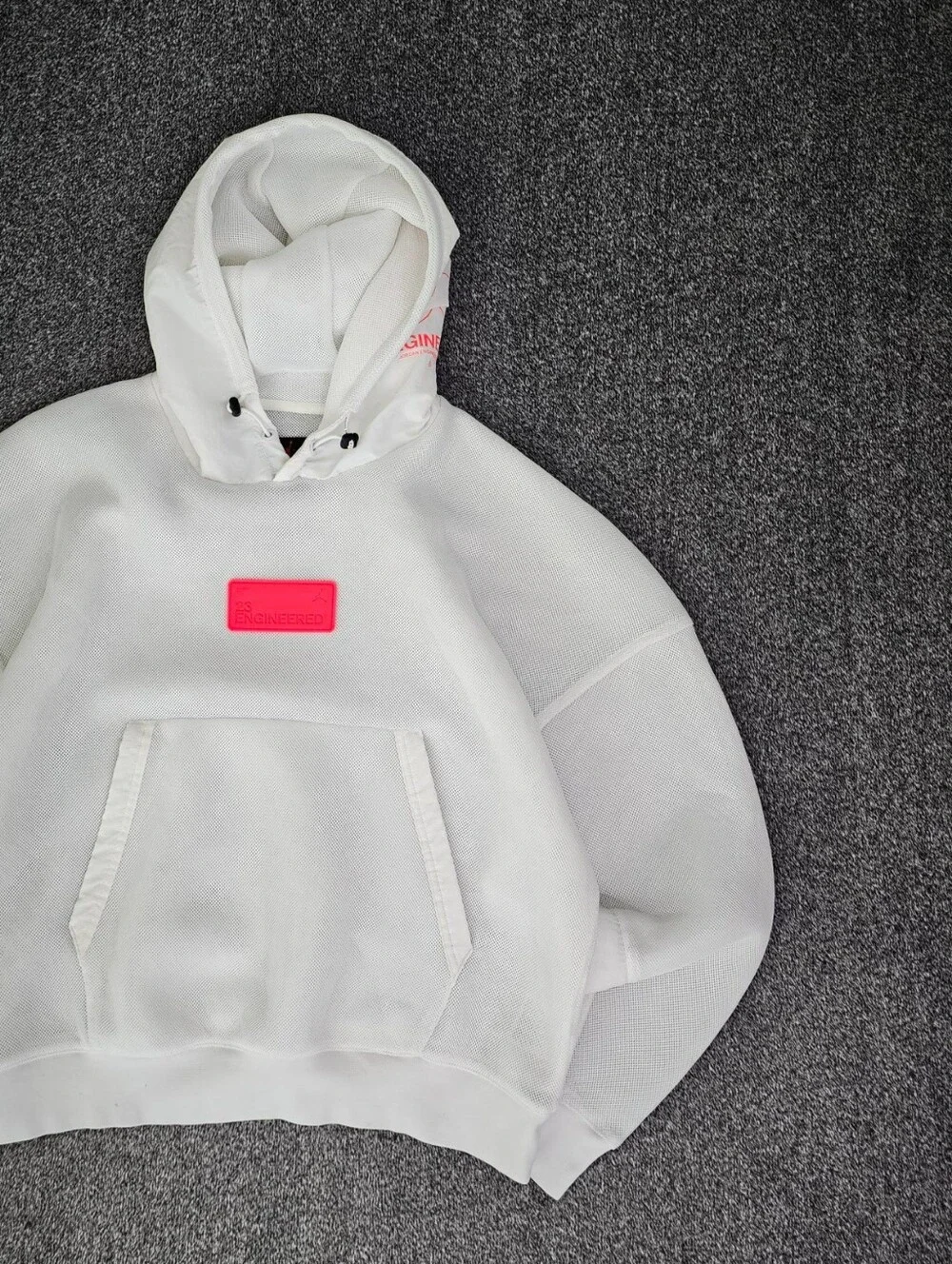 Nike Jordan Men’s 23 Engineered Space Mesh Pullover Hoodie Size Medium
